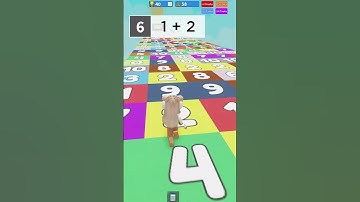 Math Block Race #roblox #shorts