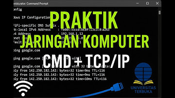 Praktik Penggunaan  CMD Dasar untuk TCP/IP