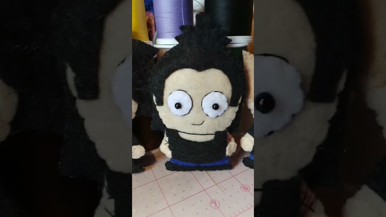 The Cure - Handmade felt applique ornaments