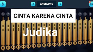TUTORIAL ANGKLUNG - Cinta Karena Cinta ( Judika )