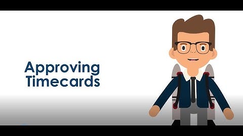 J1 Web - Employee Supervisor Hub: Approving Timecards