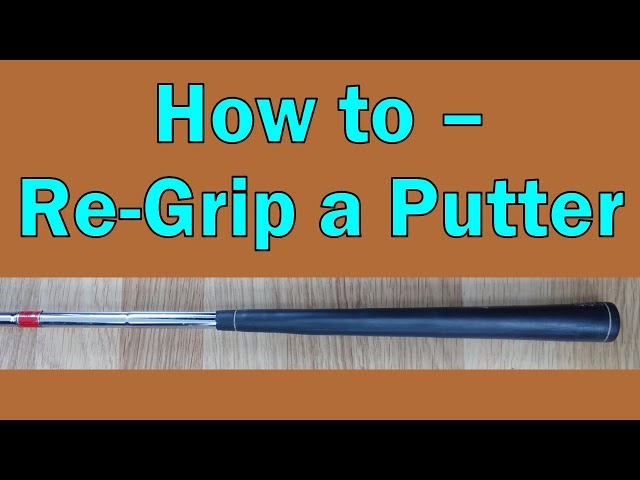 How to repair the grip on an old leather wrap, including a few