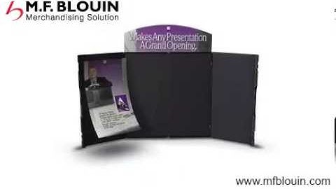 ShowStyle Briefcase Tabletop Display Set-Up