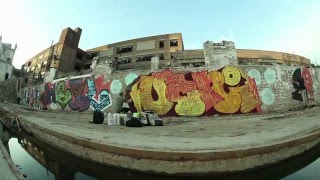 Graffiti bombing Chicago : Clyde86