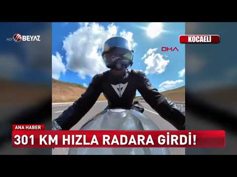 301 km hızla radara girdi!