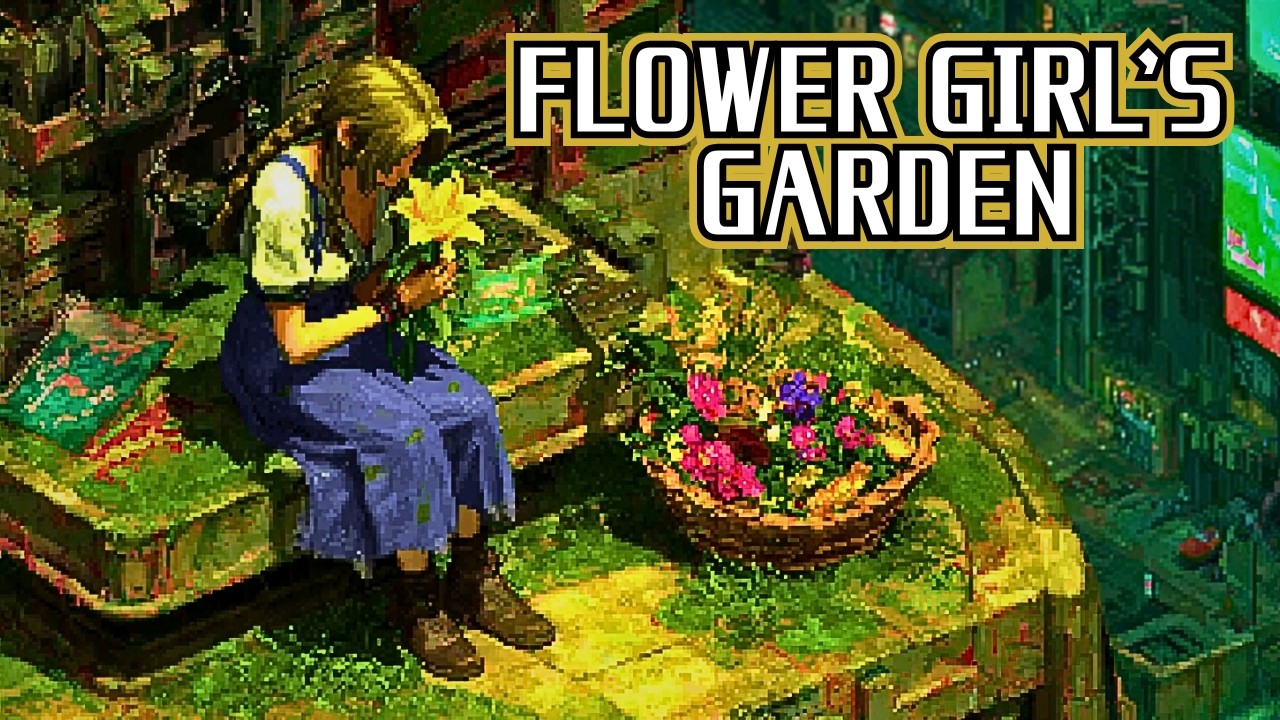 Slum Garden After Rain · Emotional Cyberpunk Lo-Fi for Coding & Study