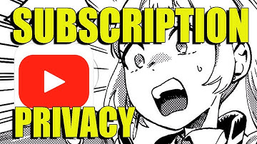 How To Change Subscription Privacy Settings on YouTube 2020