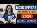 Pass Mississippi CNA Practice Test 2026 Guaranteed | Top 60 Questions And Answers Explained