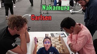 Why was Naka surprised? | Pranesh vs Carlsen | Qatar Masters 2023 | Commentary by Sagar