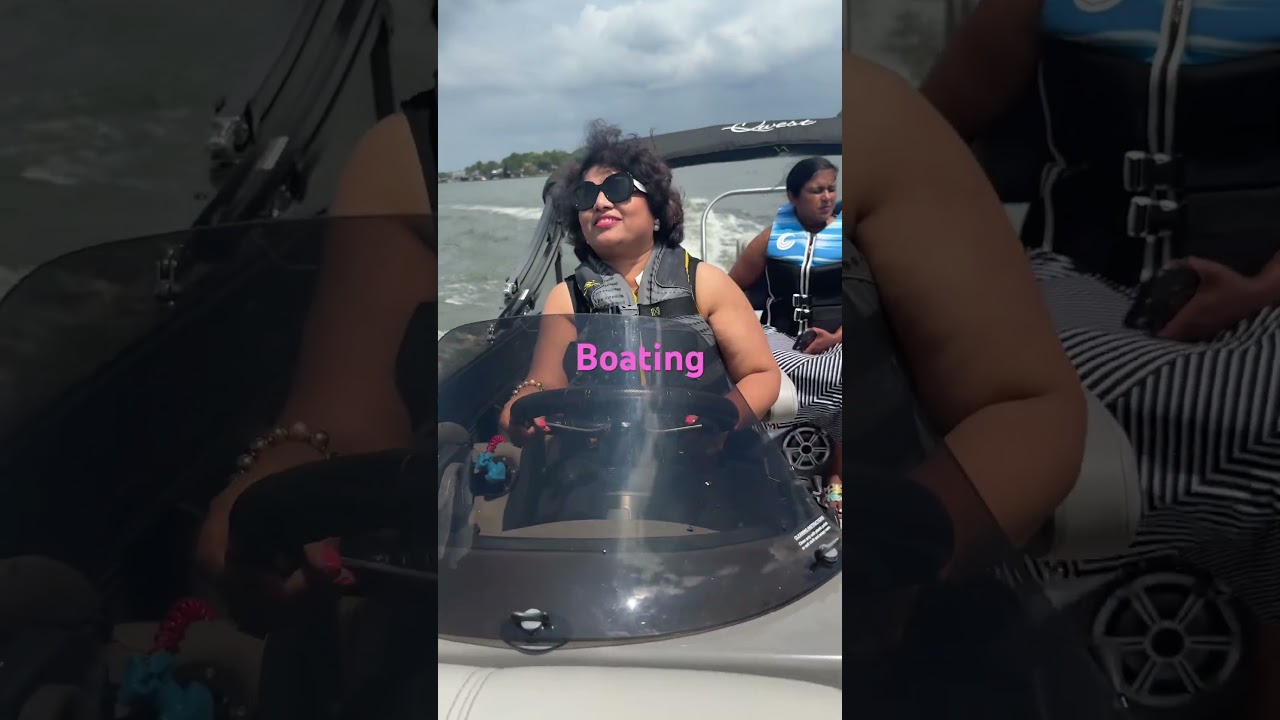 A fun boat ride with friends 