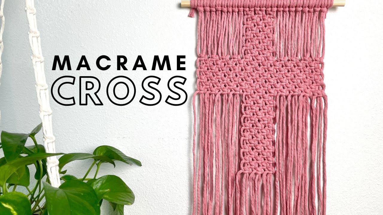 How to Make a Easy Macrame Cross with Beads « Jewelry :: WonderHowTo