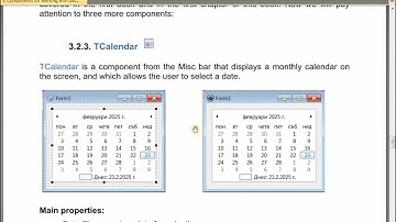 Lesson 21 from my book Introduction to Lazarus IDE - Part II Components for working with date/time 3
