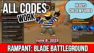 Rampant Blade Battlegrounds Codes (December 2023) - Pro Game Guides