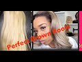 HOW TO:  Perfect  Brown Rootage on Blonde hair/ How to #blondehair #laceglue #360wig