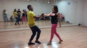 Walter Fernandes & Oksana   Ipanema dance studio   zouk  06.04.17