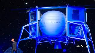 Jeff Bezos's space company unveils lunar lander