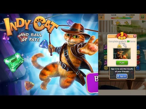 Indy Cat Match 3 Level 3 HD 1080p