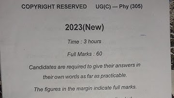 BBMKU semester 3 physics core5 (2021-2024) || BBMKU physics core 5 sem 3 2023 question paper #shorts