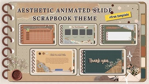 PPT Scrapbook theme 🏜️