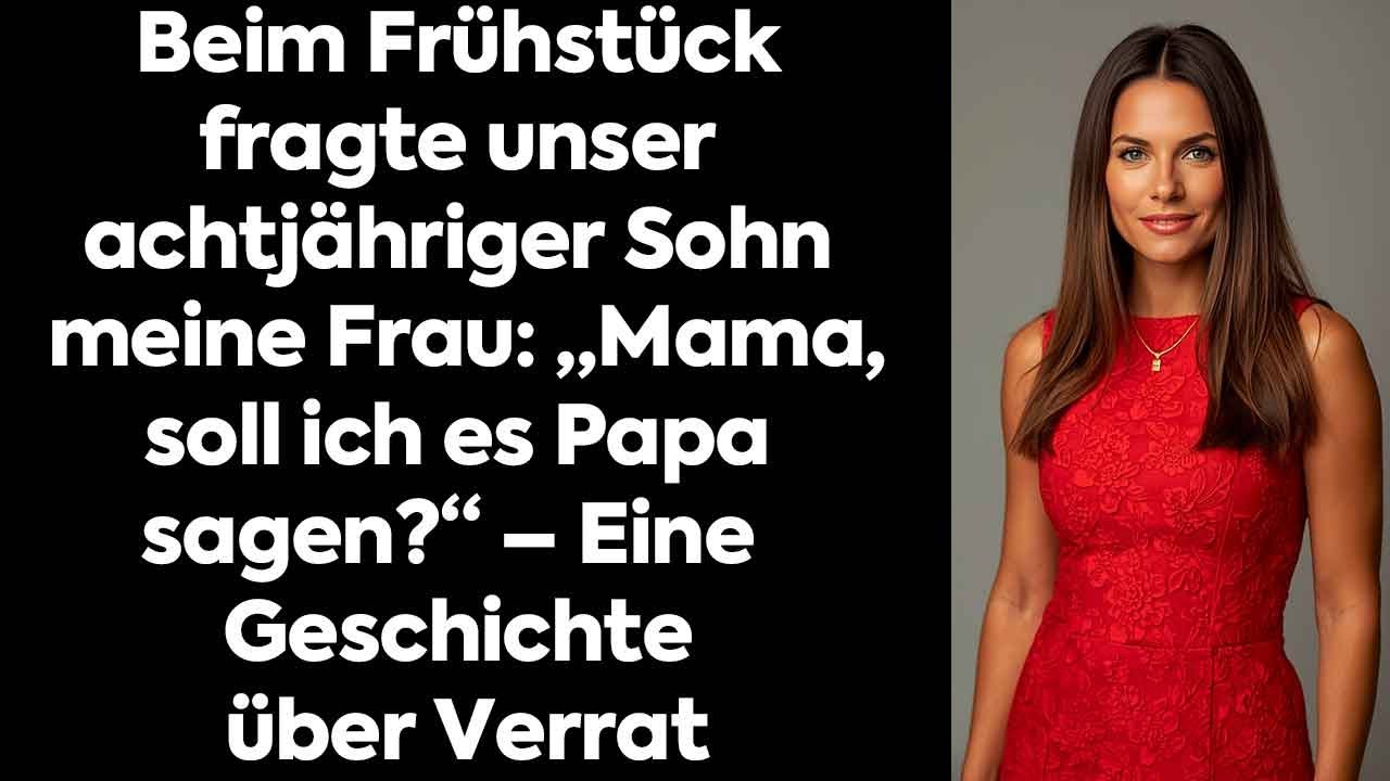 Beim Frühstück fragte mein Sohn: „Mama, soll ich es Papa sagen?“ – Eine Geschichte über Verrat