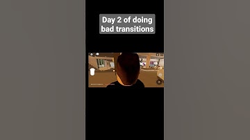 Day 2 Of doing bad transitions! #shorts #transition