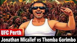 UFC Perth: Jonathan Micallef vs Themba Gorimbo PREDICTION