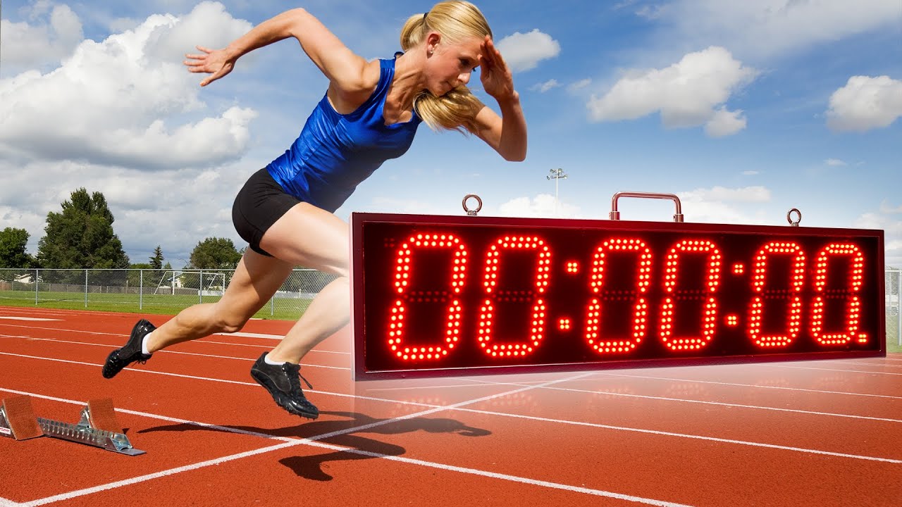 Double-Sided Digital LED Clock Stopwatch Countdown Count Up for Outdoor