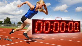 Double-Sided Digital LED Clock Stopwatch Countdown Count Up for Outdoor