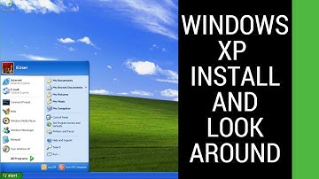 Installing Windows XP And Looking At Screensavers