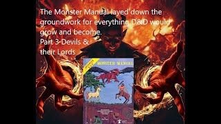Famous Advanced Dungeons & Dragons 1st Edition Monster Manual Review Part 3 (Devils and their Lords). Profile