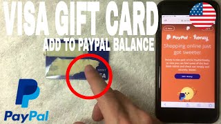 ✅  How To Add Visa Gift Card To Paypal Balance 🔴