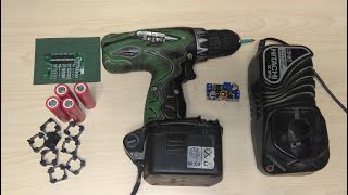 видео: Замена Ni-Cd аккумуляторов на Li-Ion в шуруповерте HITACHI DS 14DVF3 картинка: Замена Ni-Cd аккумуляторов на Li-Ion в шуруповерте HITACHI DS 14DVF3