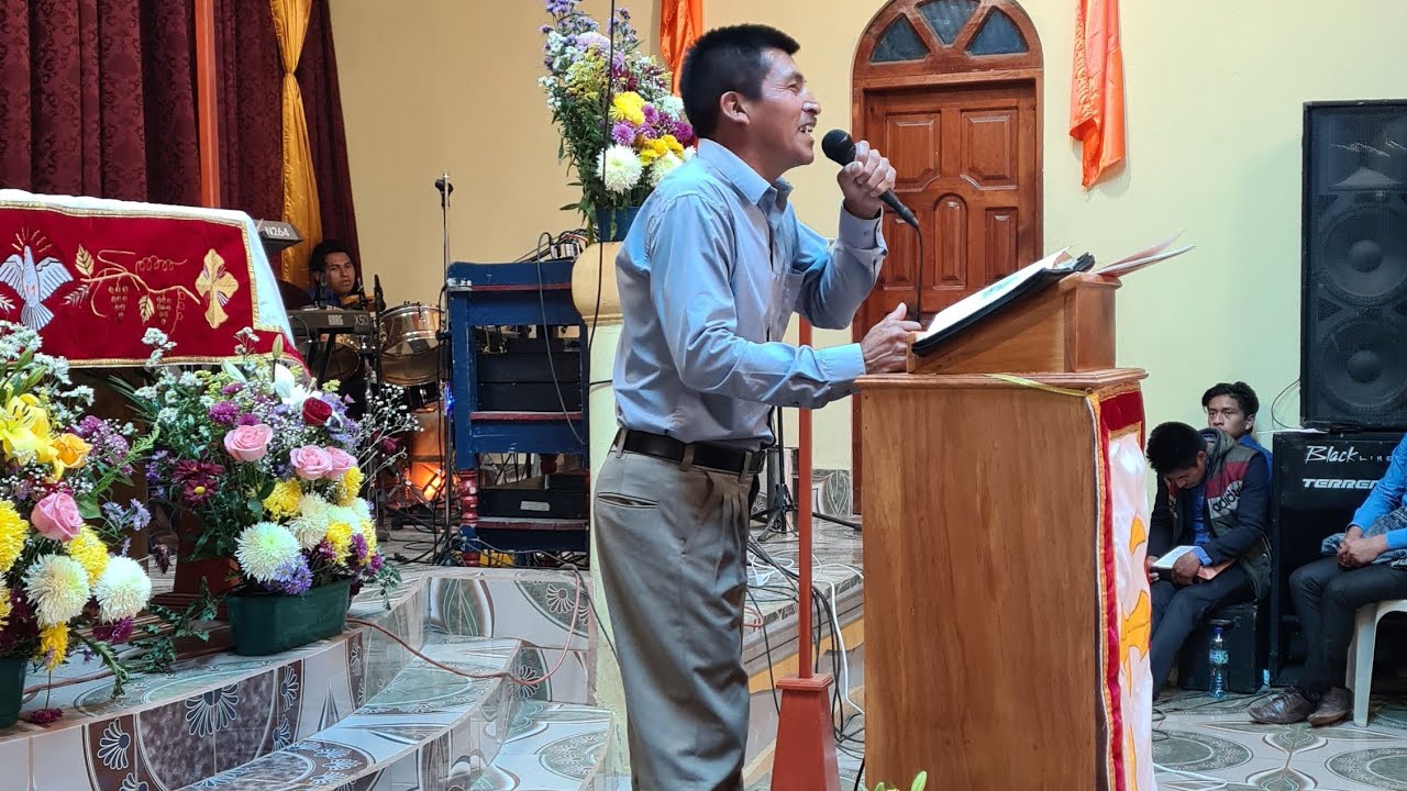 Predicador Juarez De Juarez. Parte #1. En Idioma Q'anjib'al En Iglesia ⛪ Jesús El Buen Pastor.