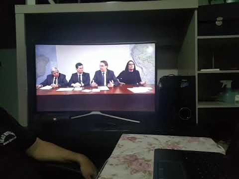 Bolsonaro live com Sérgio Moro e General Heleno 04/04/2019. - YouTube