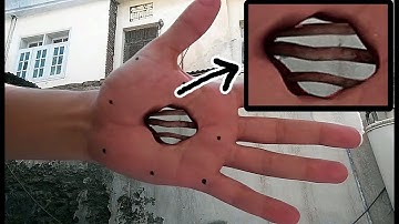3ds max | Create Hole in hand & Camera tracking | Tutorial