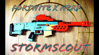 The Best Looking Fortnite Blaster... But Still "Meh" Performance:  Fortnite X Nerf - Storm Scout