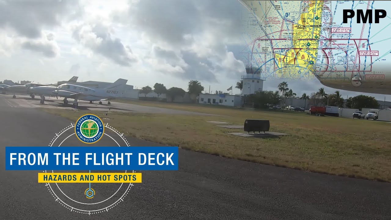 From the Flight Deck Pompano Beach Airpark Airport (PMP) YouTube
