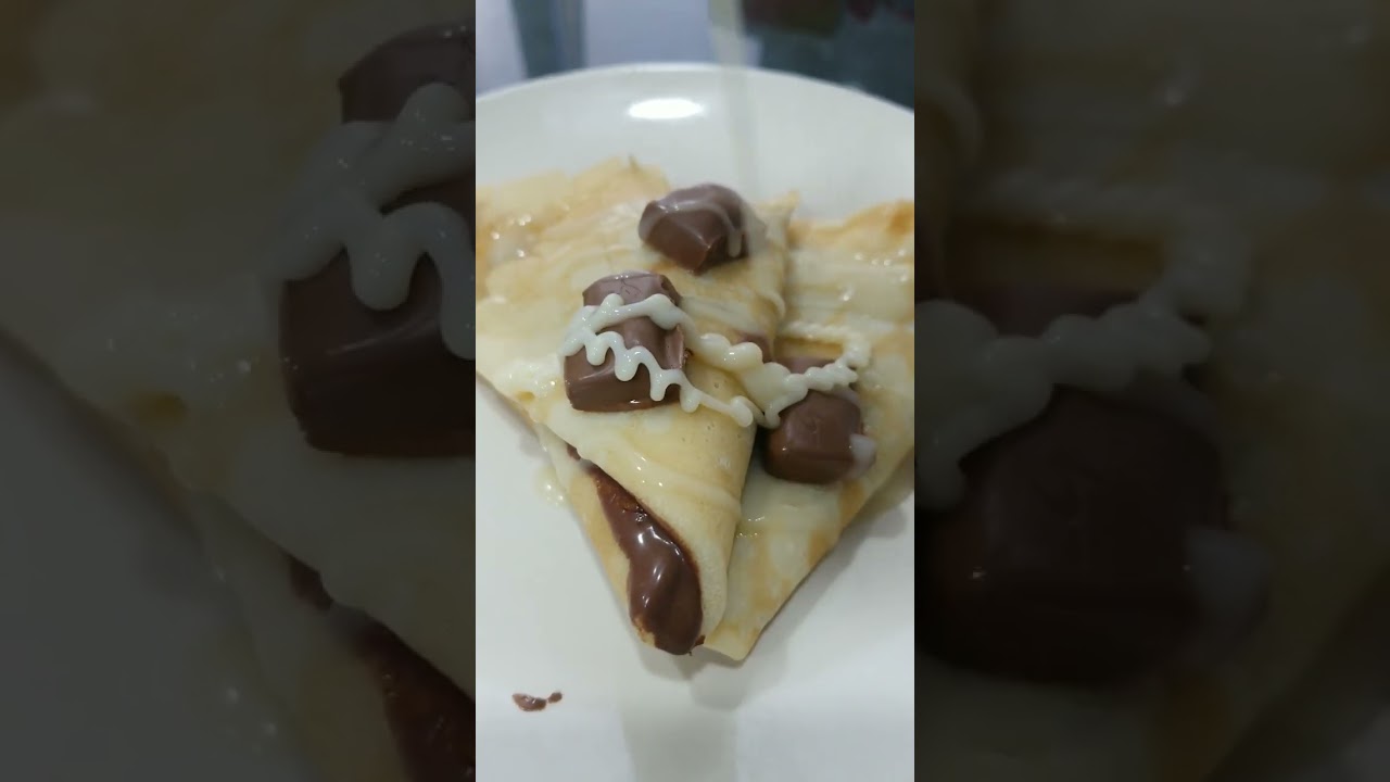 satisfying CREPE WITH GALAXY CHOCOLATE 