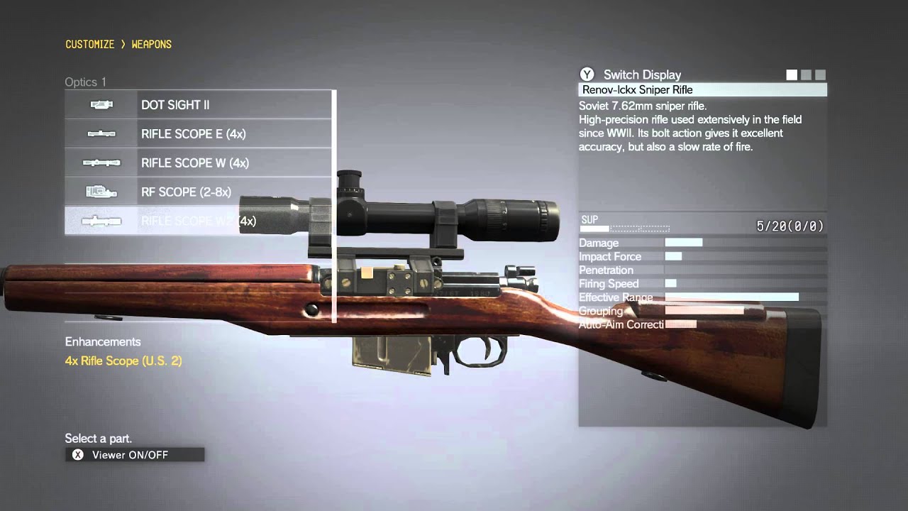 metal gear solid 5 gunsmith metal gear solid 5 gunsmith