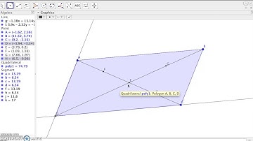 Creating a Quadrilateral from a Quadrilateral in GeoGebra