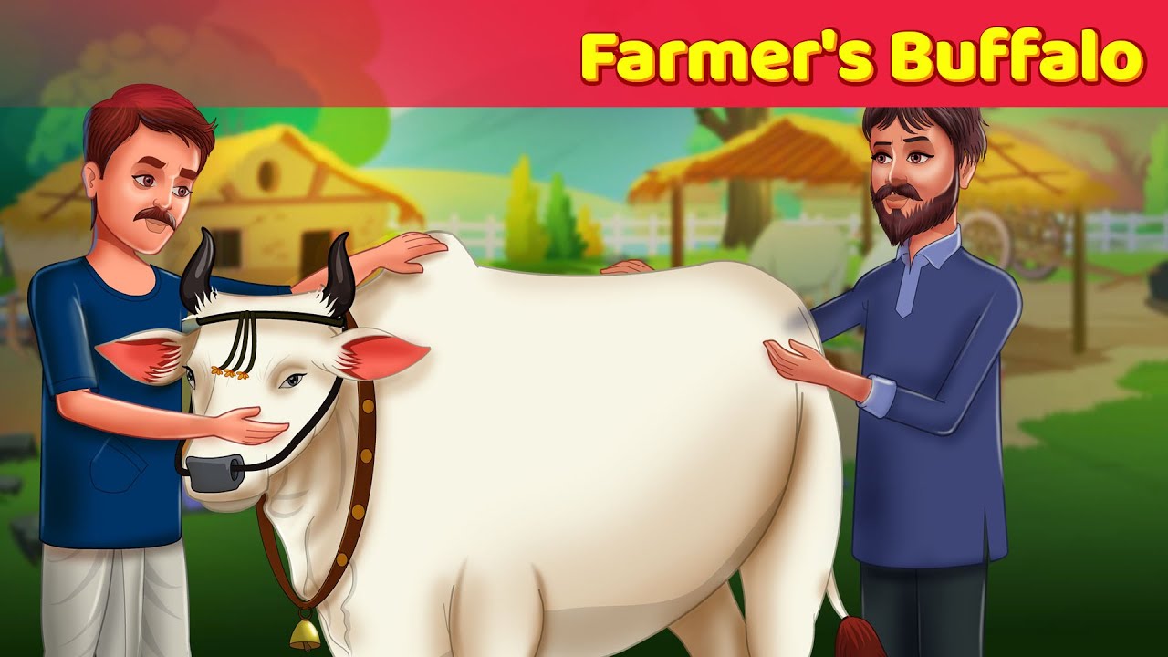 Farmer's Buffalo | English Story | English Fairy Tale | English Moral Story | English Cartoon
