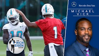 FOX Sports’ Michael Vick Reacts to Tyreek Saying Tua Is More Accurate Than Mahomes | Rich Eisen Show