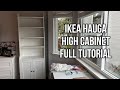 Ikea Hauga High Cabinet Full Tutorial