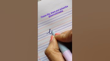 "love" in cursive writing | how to write love in cursive #shorts #cursive #calligraphy #love