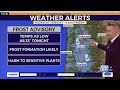 Frost Warmer Weather Returns To Portland 