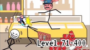 THIEF PUZZLE:Level 71-400 All Solution Funny Stickman Gameplay Walkthrough