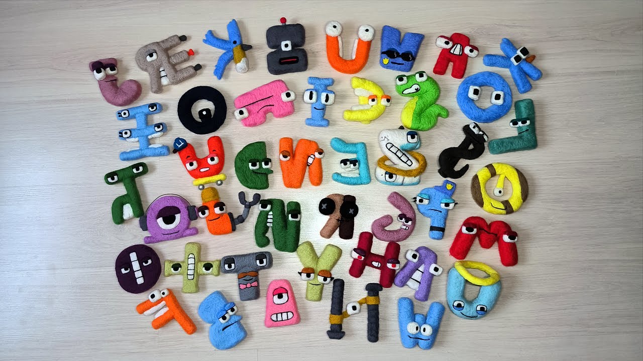 Unifon Alphabet Lore Reverse [Ƶ to A] Satisfying Needlefelt Art ...