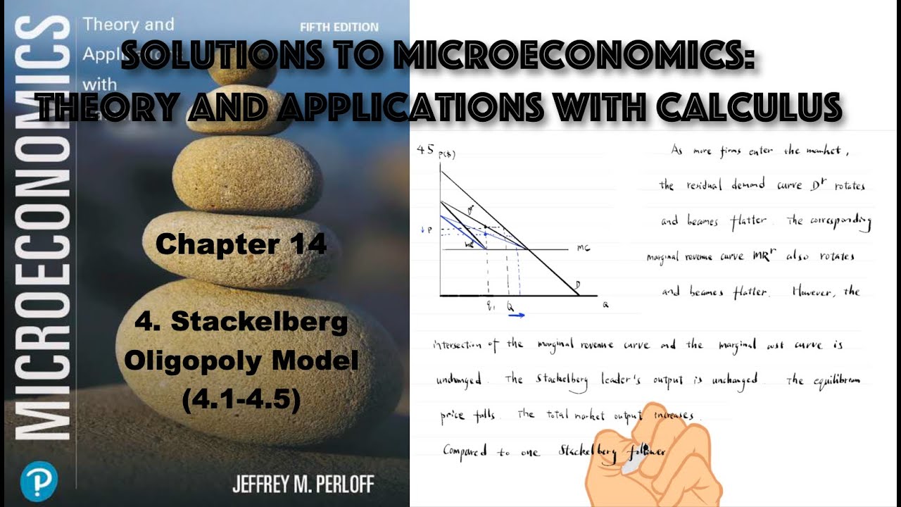 Solutions to 14.4 Stackelberg Oligopoly Model (4.1-4.5) | Microeconomics Theory and Applications