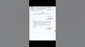 Purnea University Pg 3rd sem Admission Date #Purnea #PgAdmission #Ba #Bsc #Bcom