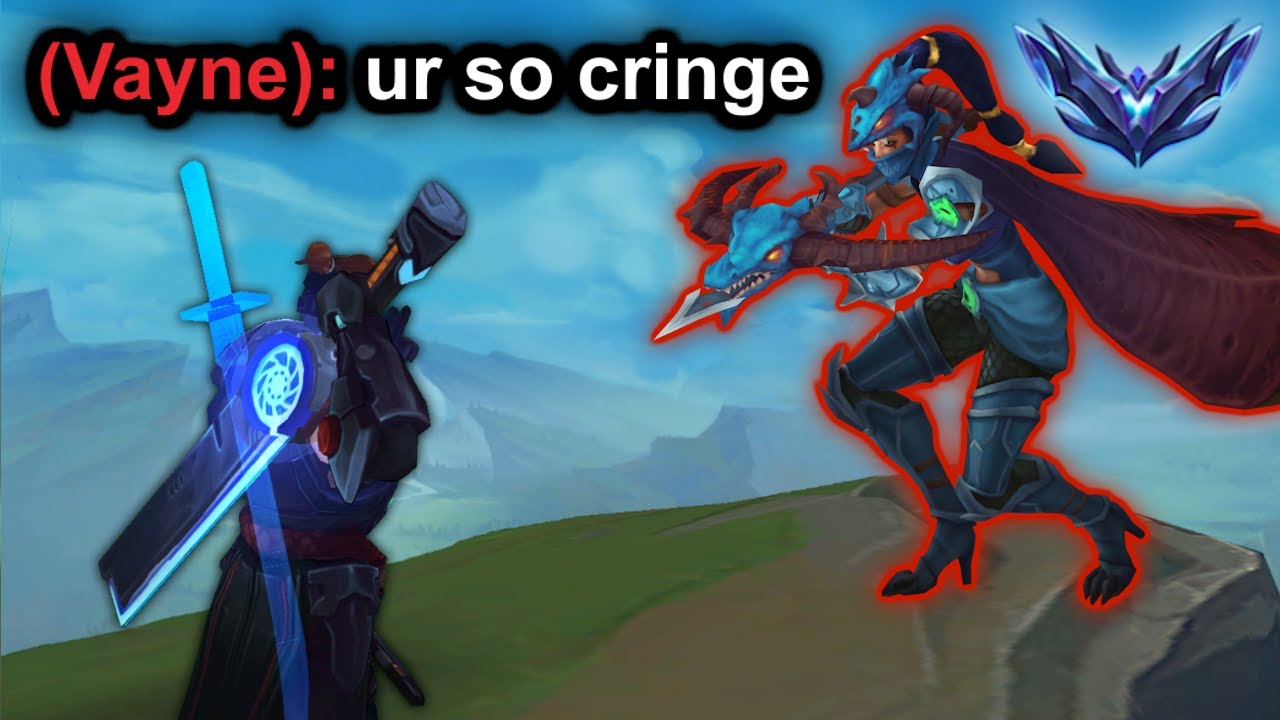 We Tricked a Vayne Abuser To Counter Himself